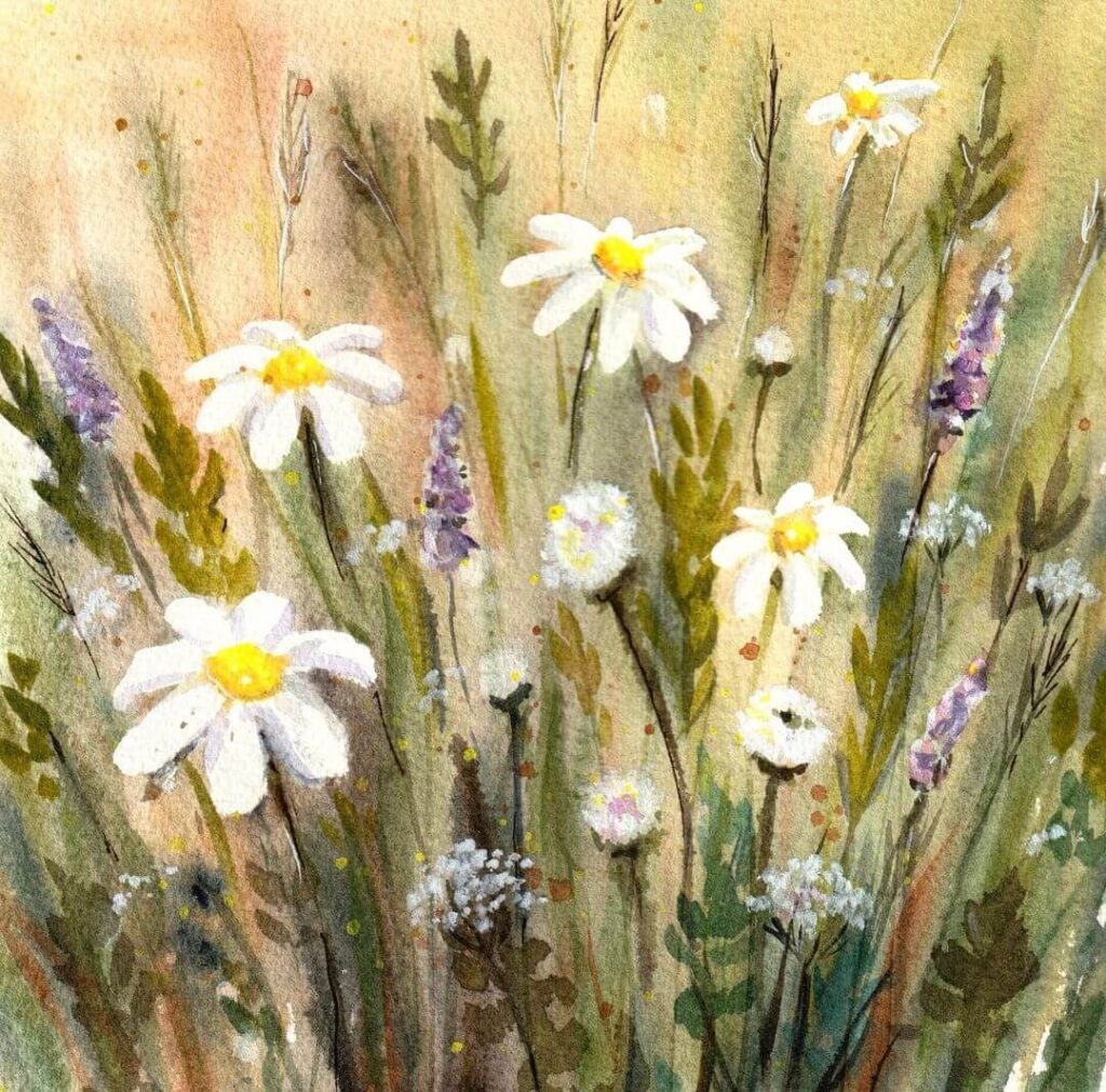рисуем акварельными красками